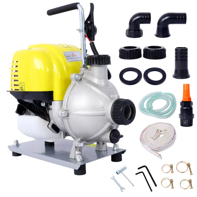 38CC 4 Stroke Gasoline Water Pump 1.5Inch Portable Gas Powered Transfer Pump Commercial Engine Water Pump For Flood Landscaping Or Gardening Irriga... Yellow - Shop at LoveMi