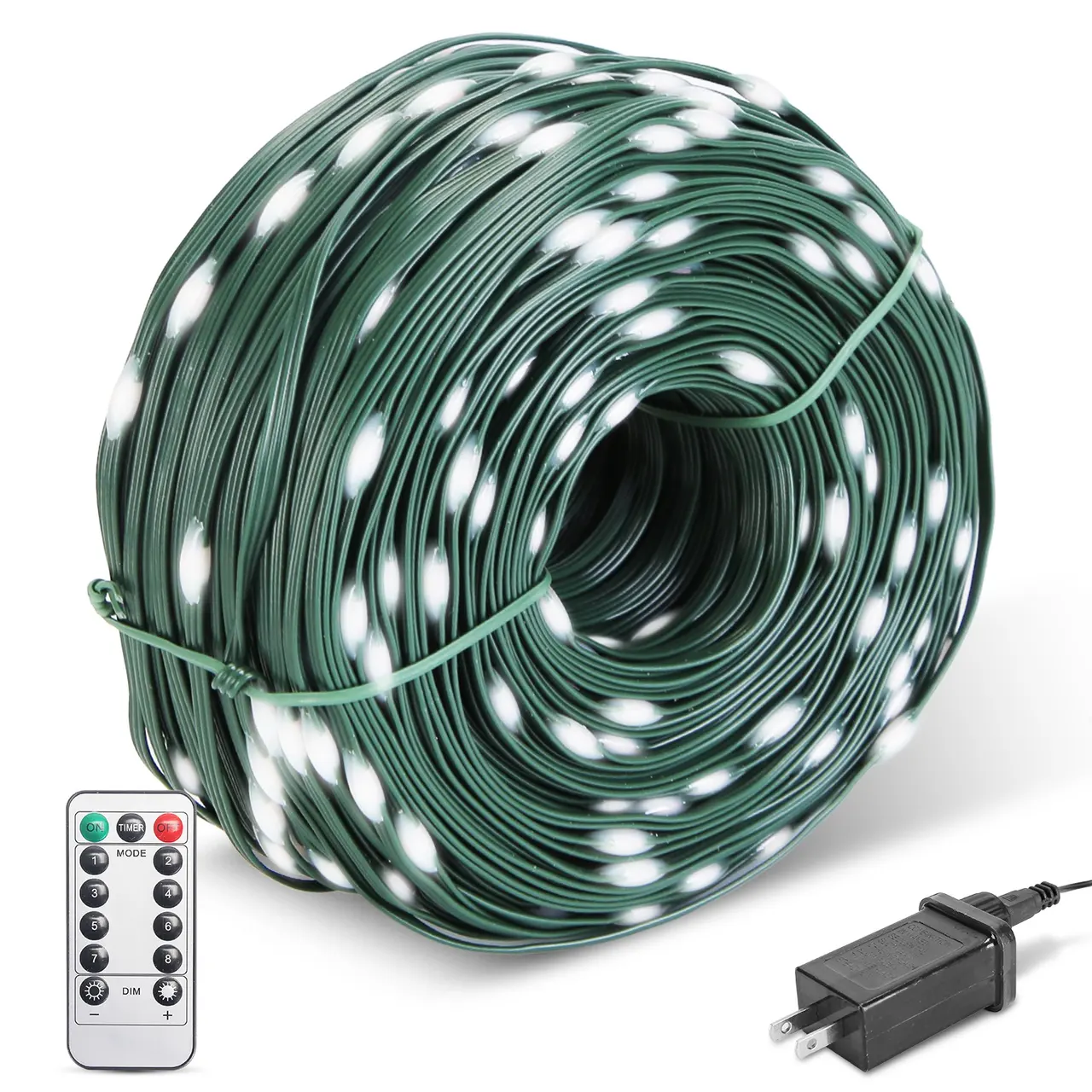 330FT String Lights Outdoor Christmas Decoration Lights With Remote IP44 Waterproof 8 Lighting Modes 8 Brightness Timer Plug In Fairy Light Xmas Ho...