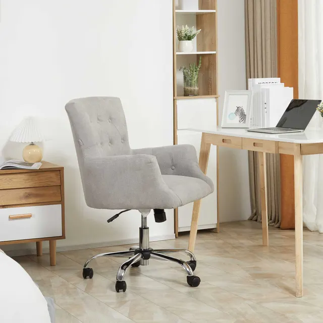 Mid Back Task Chair Light Gray - Shop at LoveMi