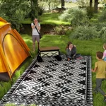 Black, White Rhombus Border