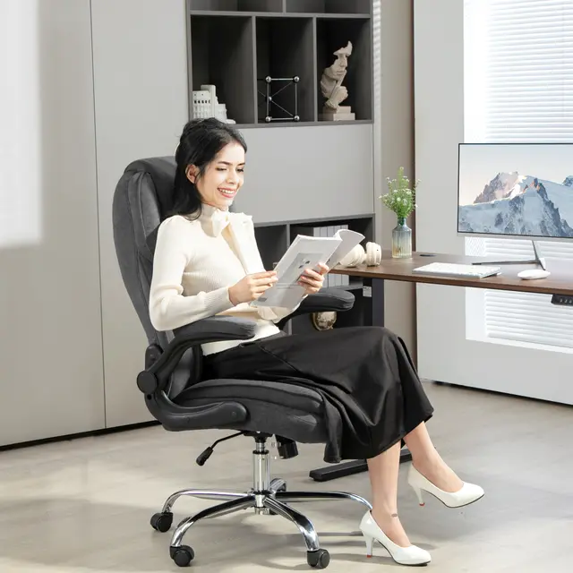 Executive Office Chair Charcoal Gray - Shop at LoveMi