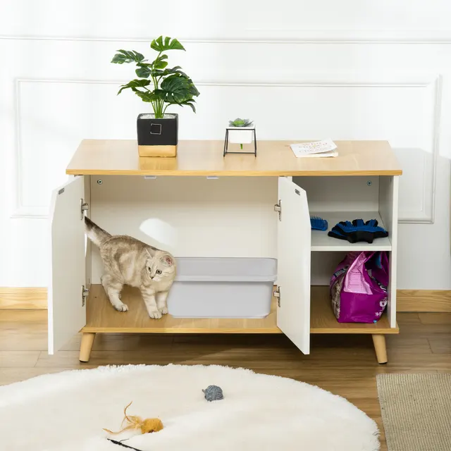 Cat House with Soft Cushion Oak - Shop at LoveMi
