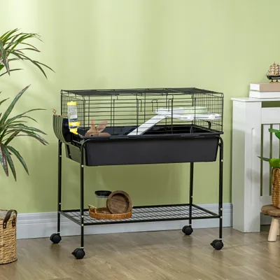 Two Story Small Animal Cage Removable from Stand Gray - Shop at LoveMi