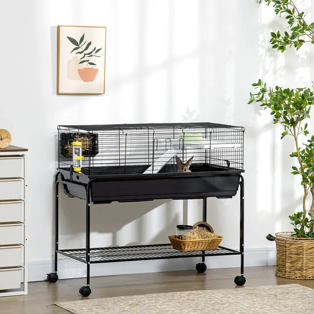 Two Story Small Animal Cage Removable from Stand Grey - Shop at LoveMi