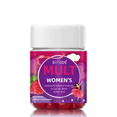 Biyode Women Multi Vitamin Supplement Gummies Daily Nutrient Support Folic Acid Biotin Formula Customized - Shop at LoveMi