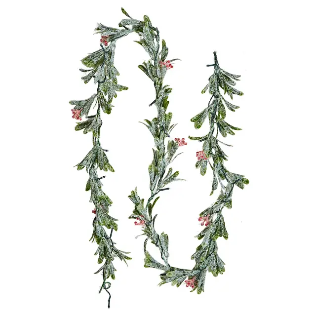 Christmas Garland, 6.6 FT Realistic Greenery Decorated With Vines, Olive Leaves, And Berries, Evergreen Faux Garlands With Light String For Indoor ... Sdhdttglyjg6Dqk8R001V9 - Shop at LoveMi
