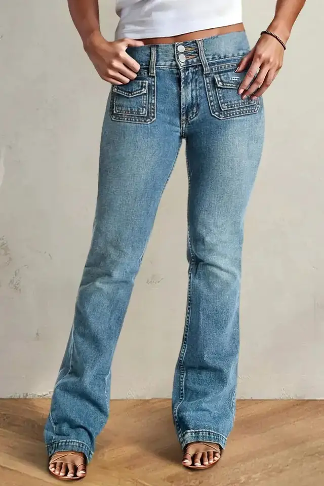 Women's Jeans T211 Light Blue - Shop at LoveMi