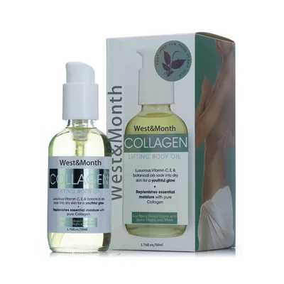West&Month Collagen Lifting Body Oil, Lift Arm Shape Belly In Firming Skin Care Oil 50Ml - Shop at LoveMi
