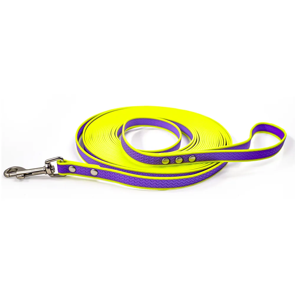 New Style PVC Coated Two color Waterproof Training Rope Purpleyellow - Shop at LoveMi