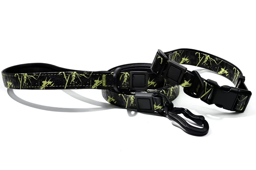 UV Printing Camouflage Embossed Pet Leash Set Is A Perfect Combination Of Style And Functionality Specially Designed For Pets' Outdoor Activities. ...