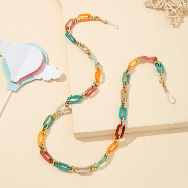 Acrylic Fashionable Anti loss Eyewear Necklaces And Eyewear Lanyards Multi - Shop at LoveMi