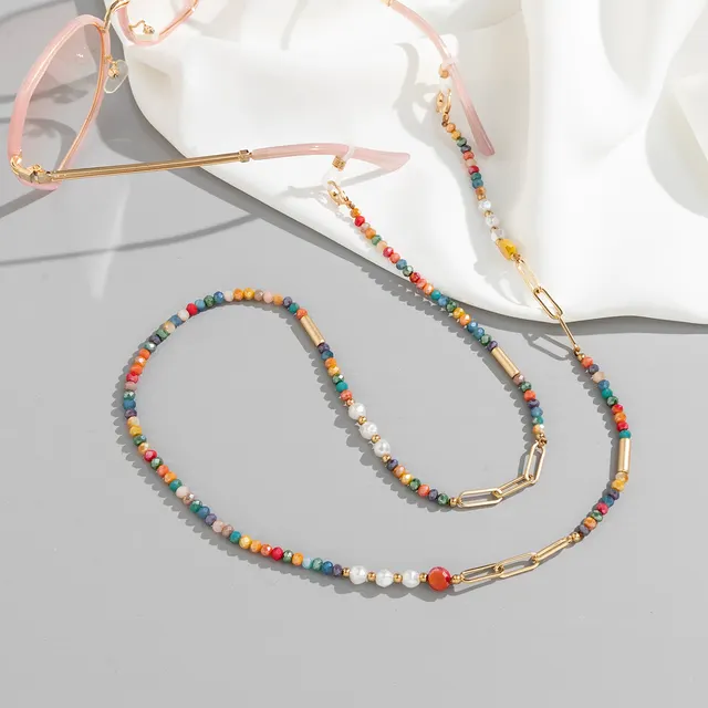 Colorful Chain Mask Chain, Fashionable Anti loss Glasses Lanyard Multi - Shop at LoveMi