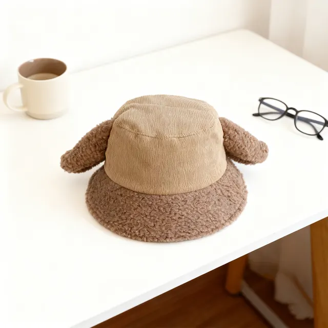 Fashion Winter Bucket Hat Dark Coffe - Shop at LoveMi