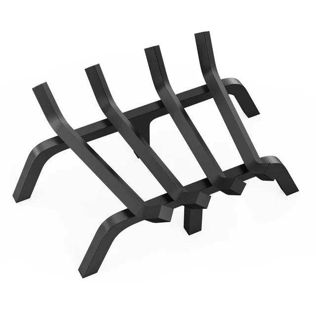 Fireplace Log Grate, 18 Inch Heavy Duty Fireplace Grate With 6 Support Legs, 3/4’’ Solid Powder coated Steel Bars, Log Firewood Burning Rack Holder... Ztxymp34X3418Yqpwv0 - Shop at LoveMi