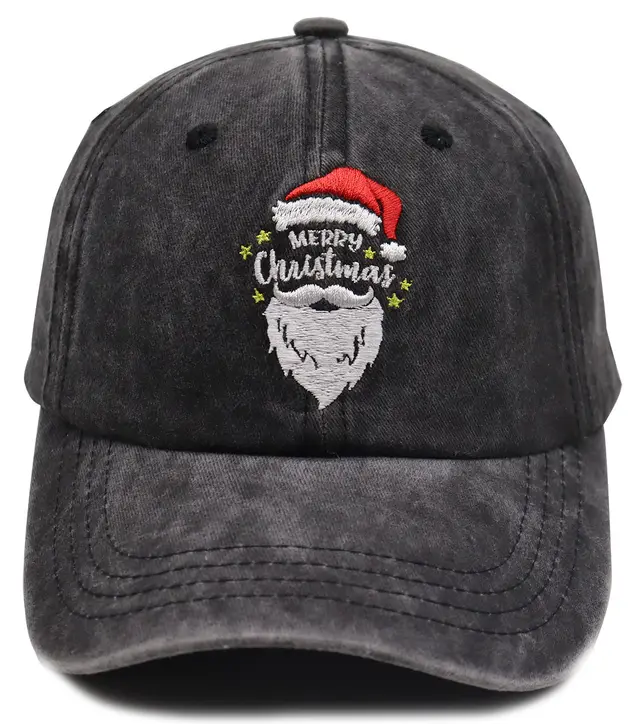 Funny Christmas Baseball Cap Black - Shop at LoveMi