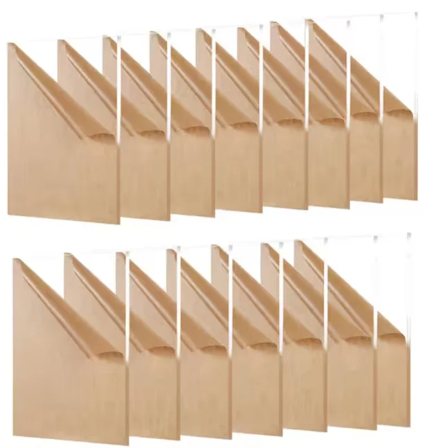 Clear Acrylic Sheet,0.04in,8x10in,12pack 8X10In 12Pack - Shop at LoveMi