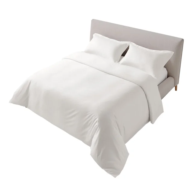 King Duvet Cover Set, 100% Cotton, Bedding Set King Size With 1 Duvet Cover 104 X 90 In And 2 Pillow Shams 36 In, Soft Breathable, Double Zipper Cl... White - Shop at LoveMi