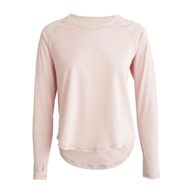 Running wear long sleeves Grey Pink - Shop at LoveMi