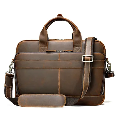 Men's Briefcase New Handbag Business Bag Coffee - Shop at LoveMi