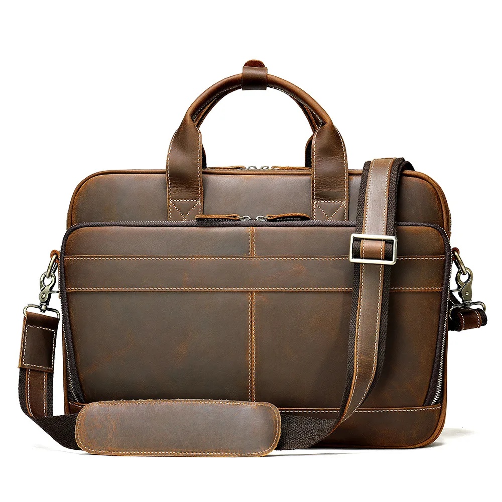 Men's Briefcase New Handbag Business Bag Coffee - Shop at LoveMi