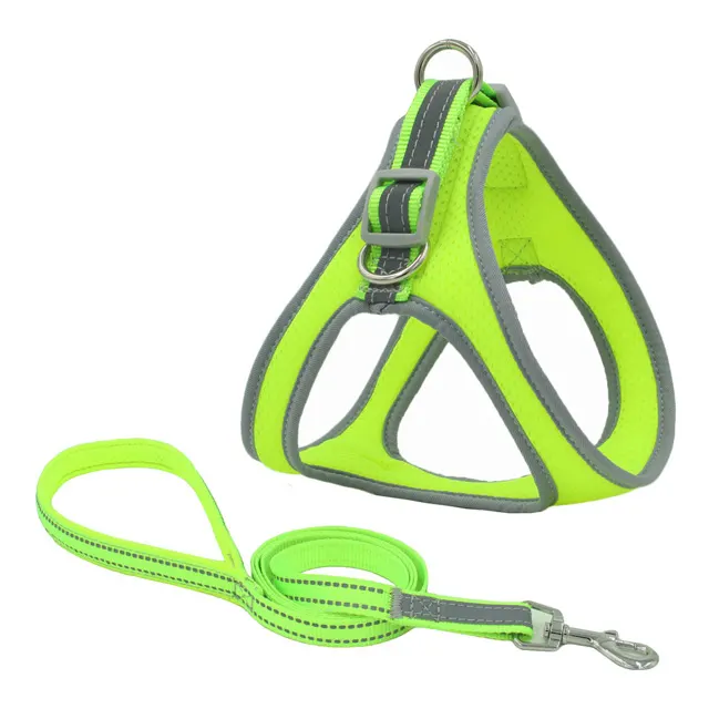 New pet chest harness vest type traction rope Green - Shop at LoveMi