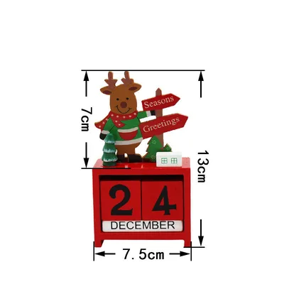 Christmas wooden calendar ornaments Deer Money - Shop at LoveMi