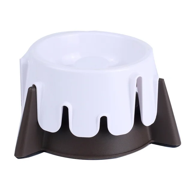 Wet and dry pet bowl White Black - Shop at LoveMi