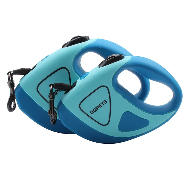 A new type of retractable traction rope for walking dog tractor with light Blue - Shop at LoveMi