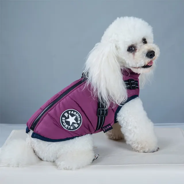 Ski suit chest back integrated cotton vest Purple - Shop at LoveMi