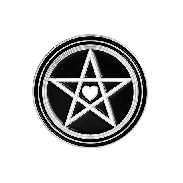 Punk Brooch Five Pointed Star - Shop at LoveMi