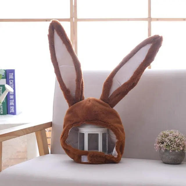 Rabbit Ears Hat Brown - Shop at LoveMi