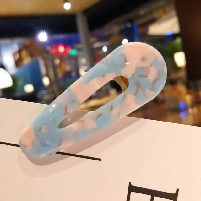 Korean Acrylic Hair Clip Blue - Shop at LoveMi