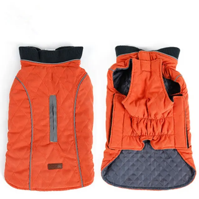 A Pet Thermal Jacket Vest Orange - Shop at LoveMi