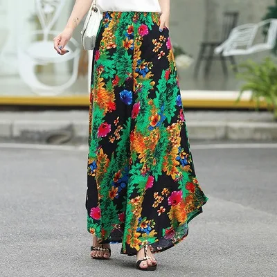 Women's high waist drape large size wide leg pants 21 Colour Xl - Shop at LoveMi