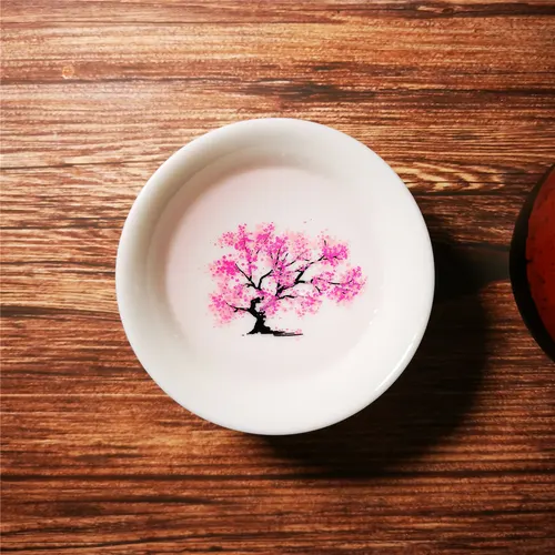 Magic Sakura Cup Japanese Cold Temperature Color Changing Tea Cup Flower Display Teacup Style B - Shop at LoveMi