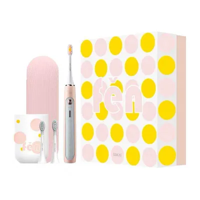 Electric Fully Automatic Rechargeable Sonic Vibration Toothbrush Pink - Shop at LoveMi