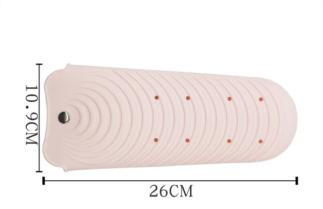 Environmentally Friendly Hair perm silicone button heat insulation cover Pink - Shop at LoveMi