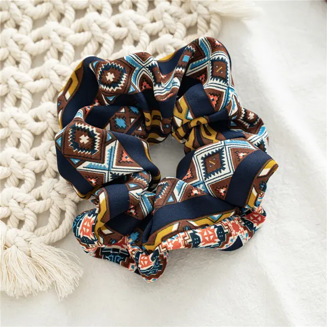 Japanese and Korean new retro pattern large intestine ring Yellow - Shop at LoveMi