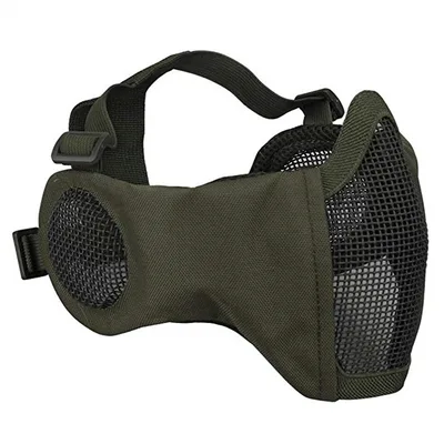 Breathable steel wire tactical mask Green - Shop at LoveMi