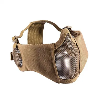 Breathable steel wire tactical mask Khaki - Shop at LoveMi