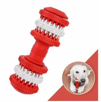 Dog Leaky Dumbbell Molar Rod Red - Shop at LoveMi