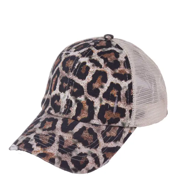 old style ponytail baseball caps Leopard - Shop at LoveMi