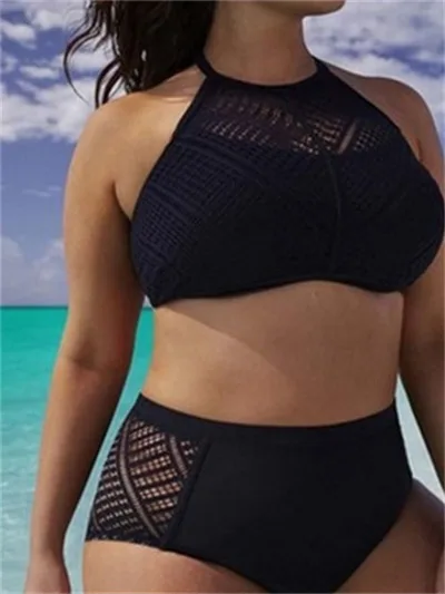 Large split bikini Black - Shop at LoveMi