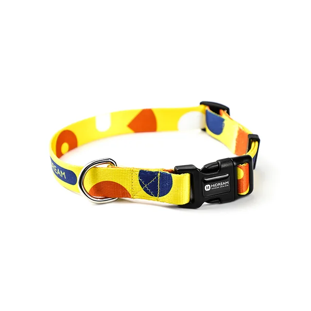 Pet dog collar leash Yellow - Shop at LoveMi