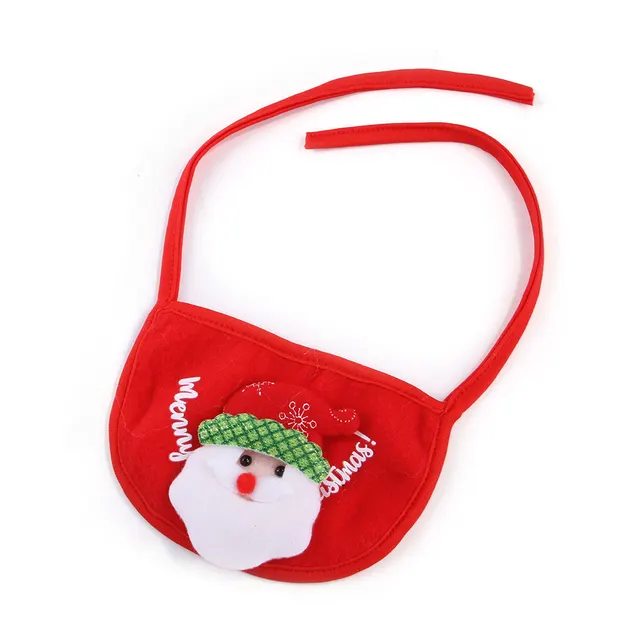 Christmas Cute and Funny Pet Costume to Keep Warm in Winter Red Bib - Shop at LoveMi