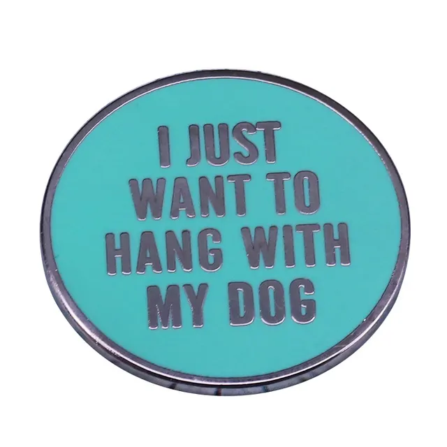 It's Hard to Be a Man Chained Hand Badge Mental Health Brooch Blue - Shop at LoveMi
