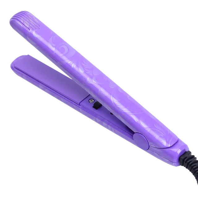 Color mini splint curling iron Purple - Shop at LoveMi