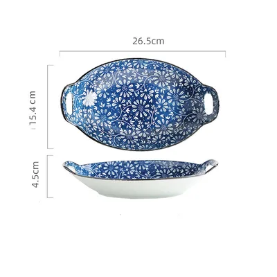 Binaural boat shaped fish dish 1 Style - Shop at LoveMi