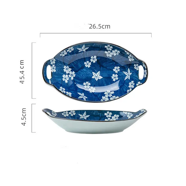 Binaural boat shaped fish dish 4 Style - Shop at LoveMi