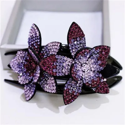 lower big duckbill clip hairpin Violet - Shop at LoveMi